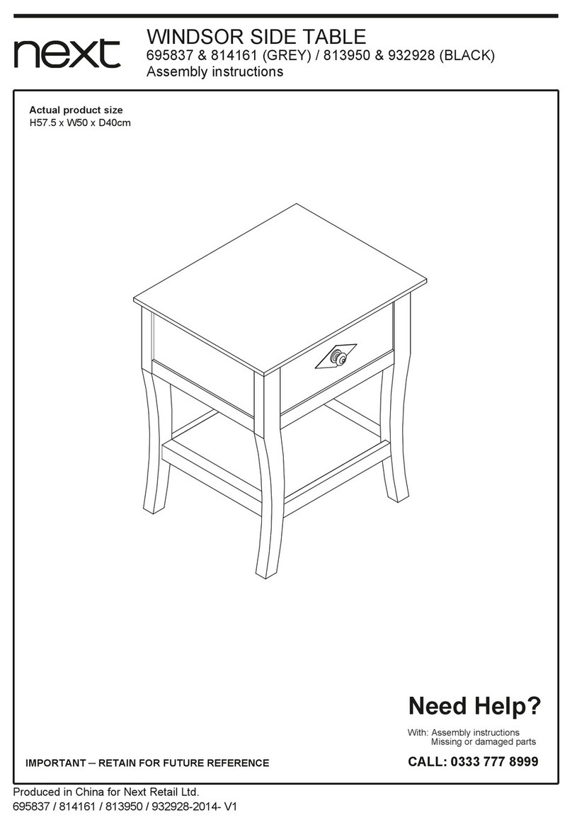 Next WINDSOR 695837 User manual