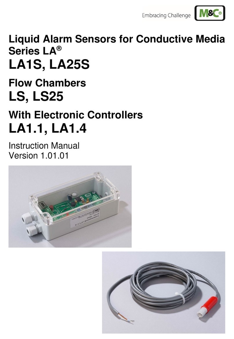 M&C LA Series instruction manual