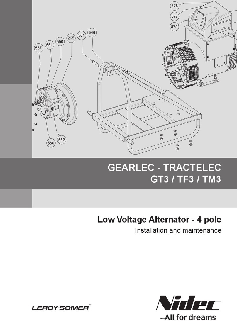 Nidec Leroy-Somer Gearlec Series Installation and Maintenance