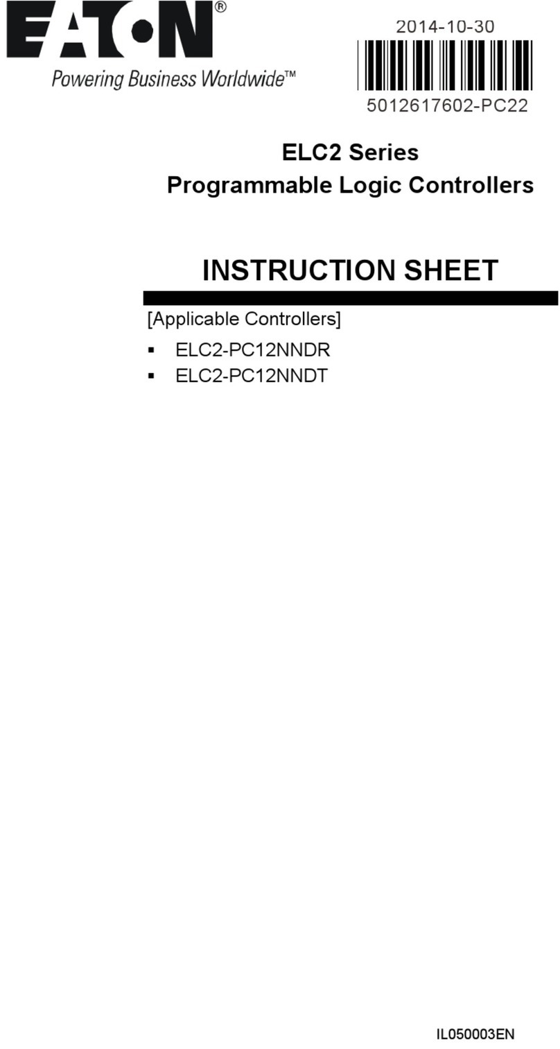 Eaton ELC2 Series User manual