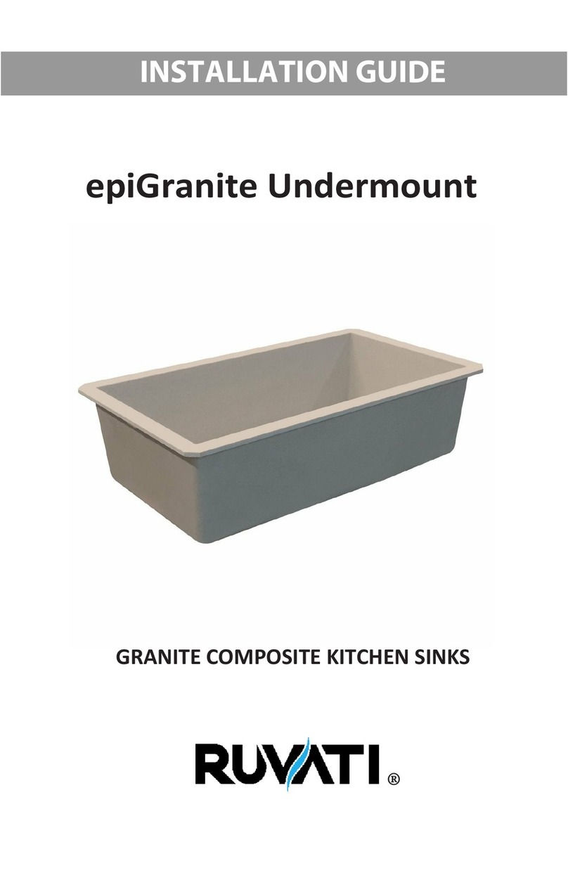 RUVATI epiGranite Undermount installation guide