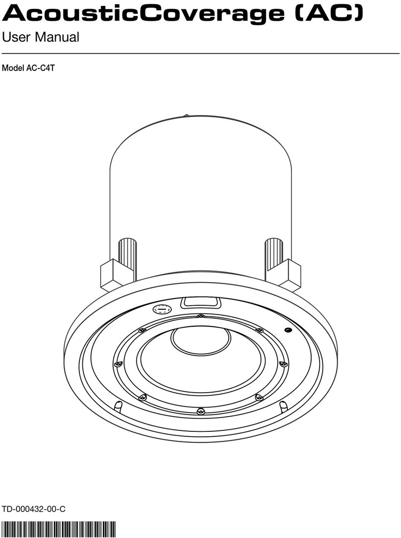 QSC Acoustic Coverage AC-C45 user manual