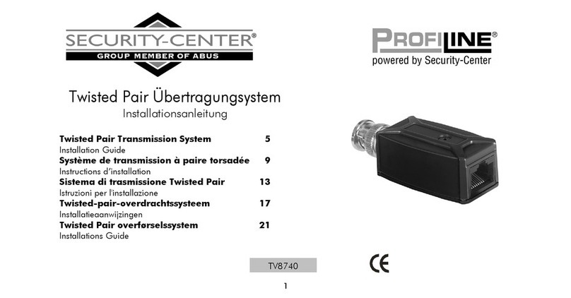Abus PROFILINE TV8740 User manual