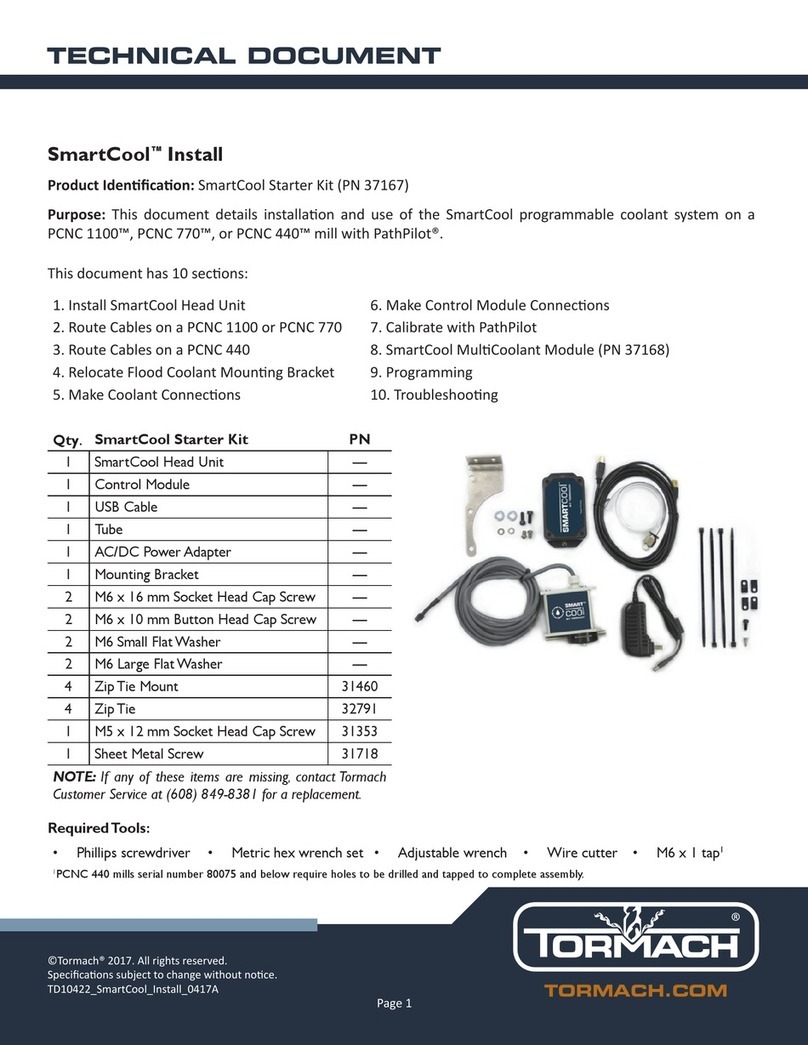 Tormach SmartCool Technical document