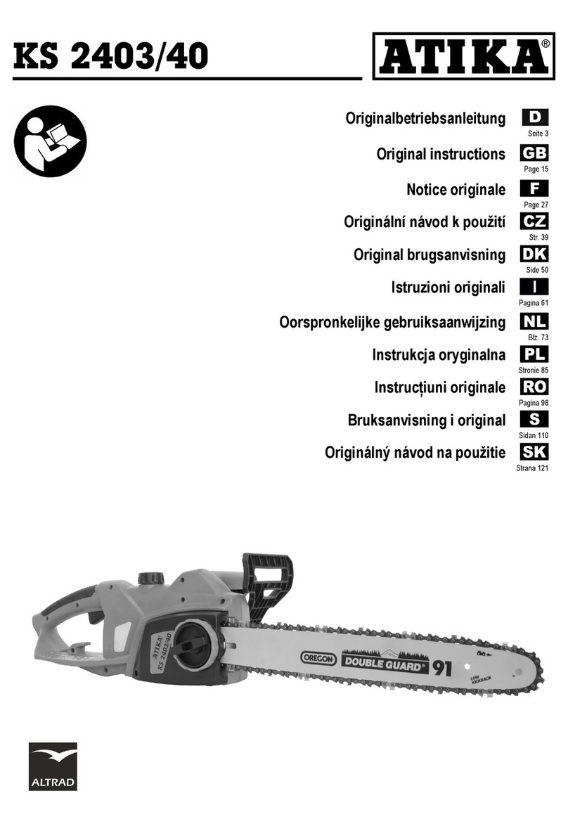 Altrad Atika KS 2403/40 User manual