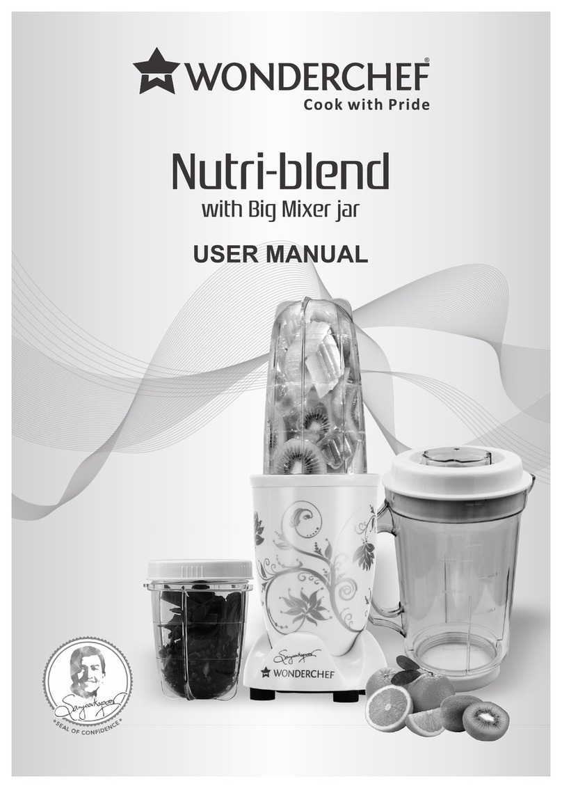 WonderChef Nutri-blend Series User manual