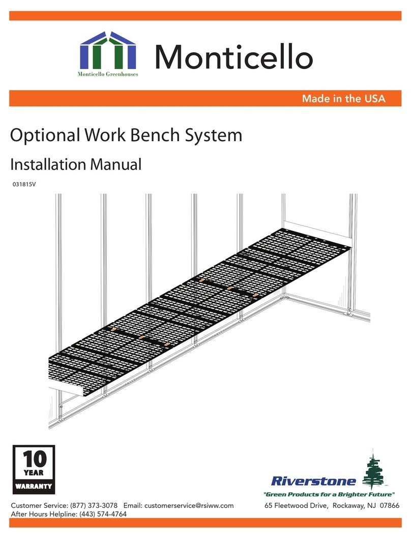 Riverstone Networks Monticello Work Bench System 8 x 8 installation manual