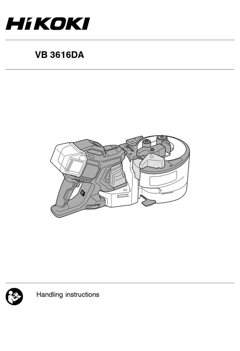 HIKOKI VB 3616DA Handling instructions HIKOKI VB 3616DA Handling instructions