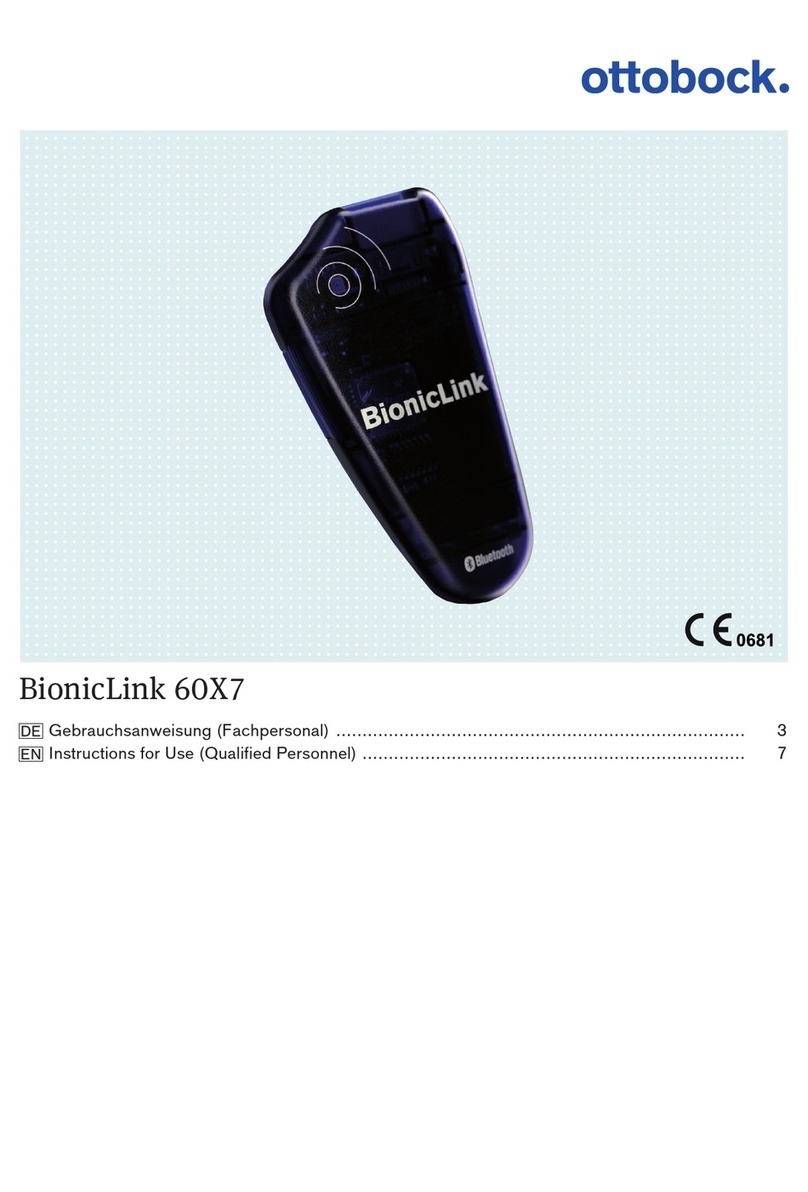 Otto Bock BionicLink 60X7 Instructions for use