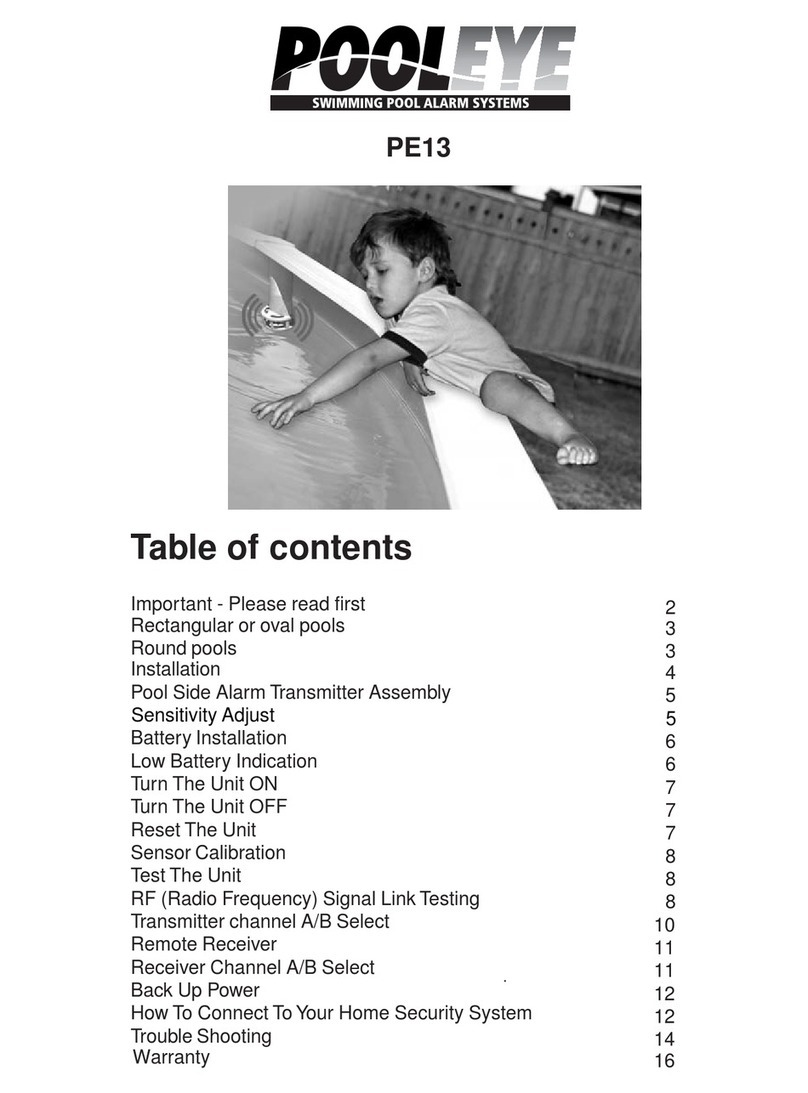 PoolEye PE13 manual