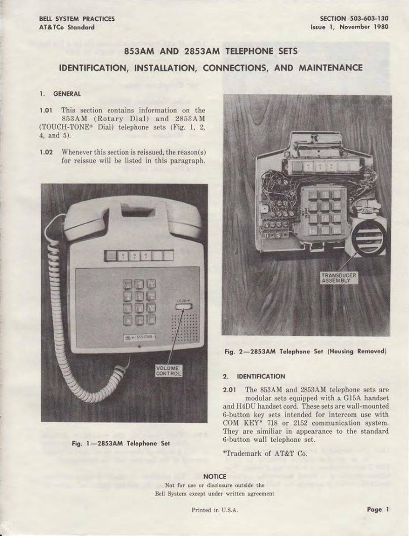 Bell System Practices 853AM Guide