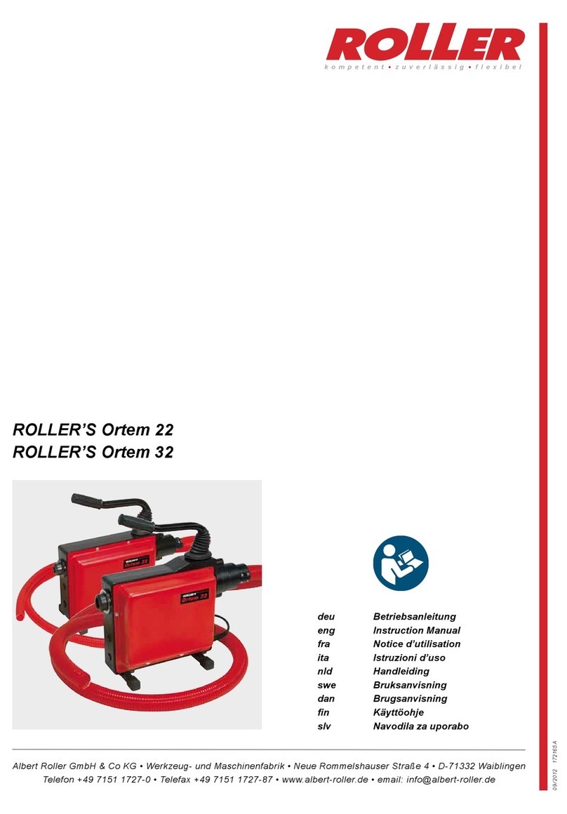 Roller Ortem 22 User manual
