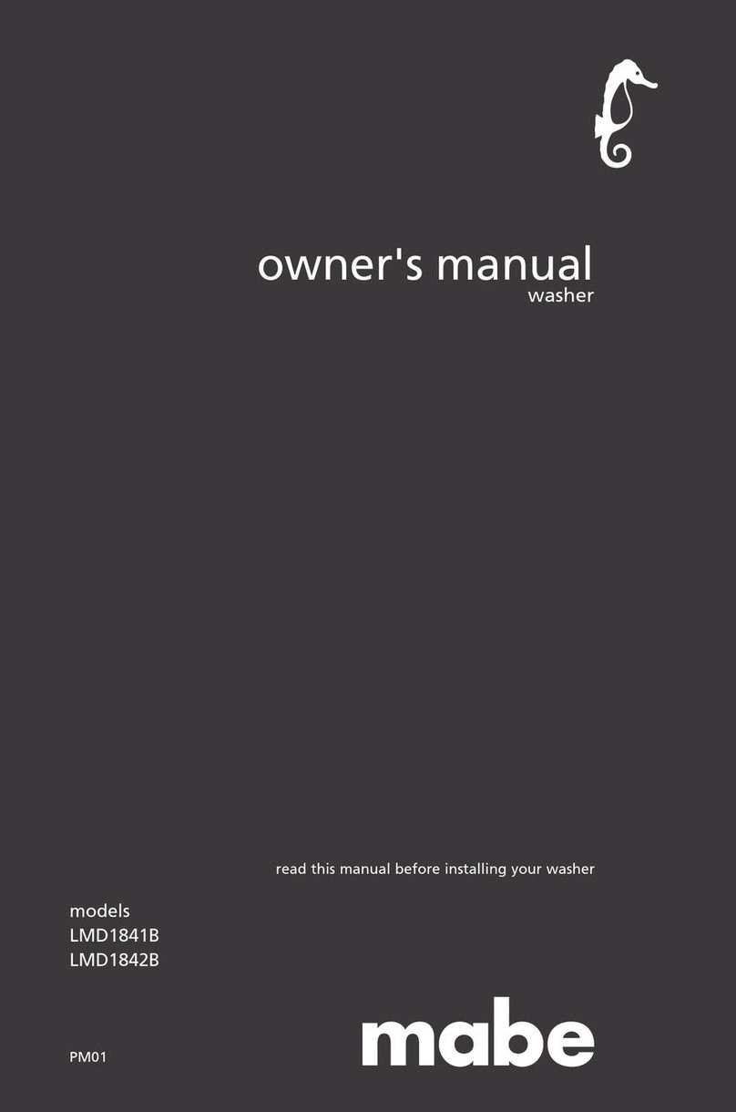 mabe LMD1841B owner's manual