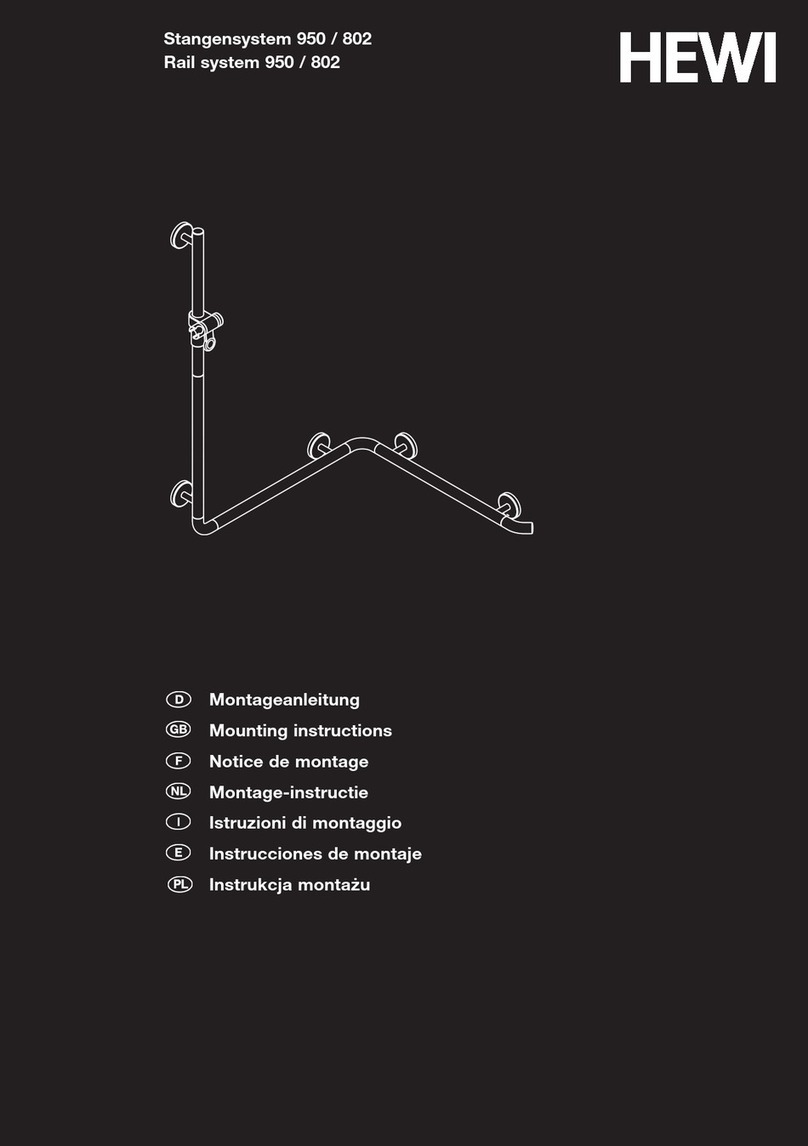 Hewi 950 Mounting instructions