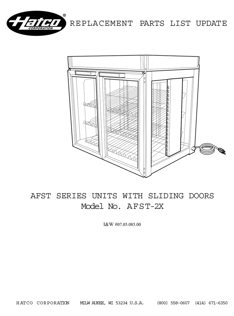 Hatco AFST Series Manual