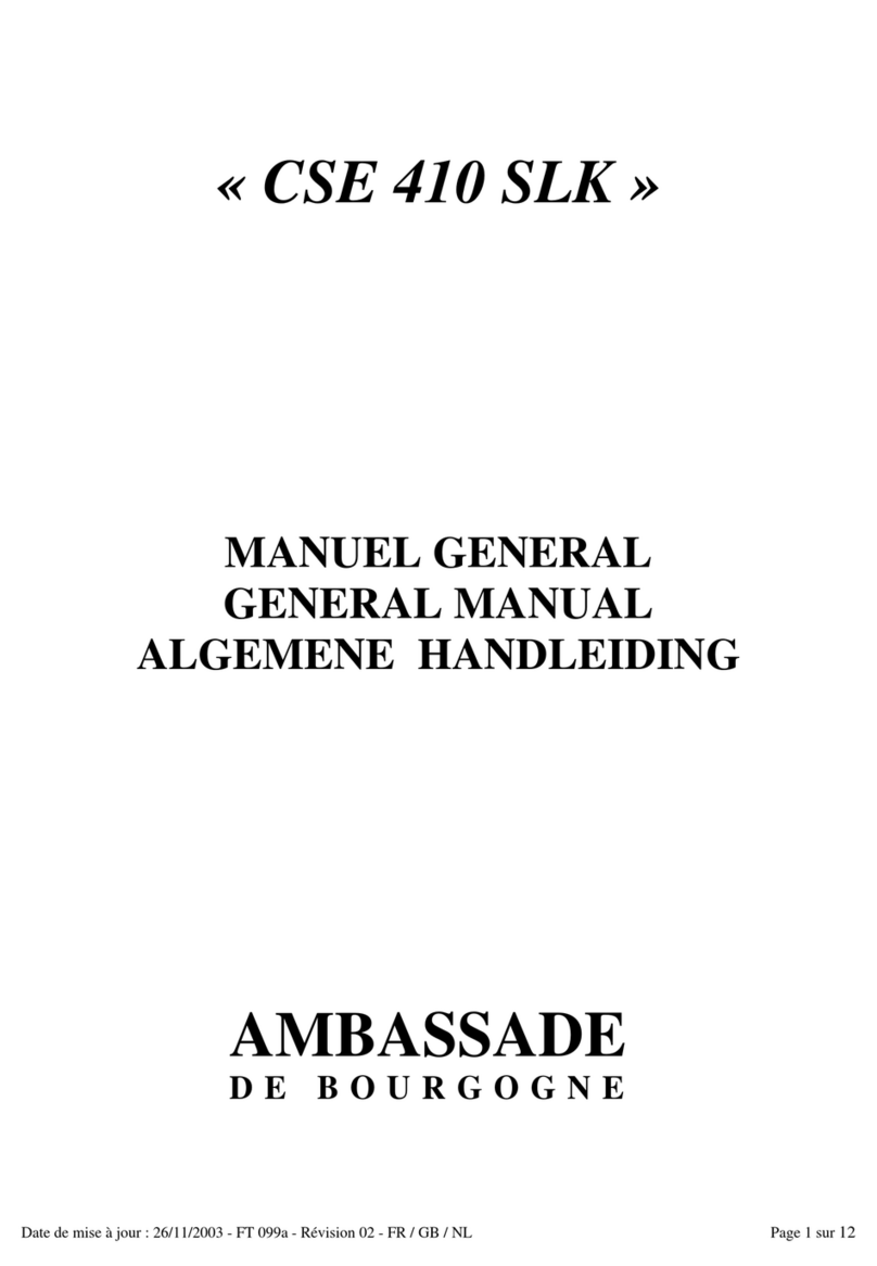 Ambassade CSE 410 SLK Configuration guide