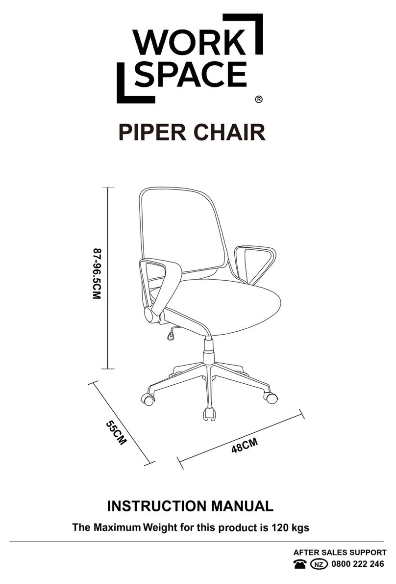 Workspace PIPER CHAIR User manual