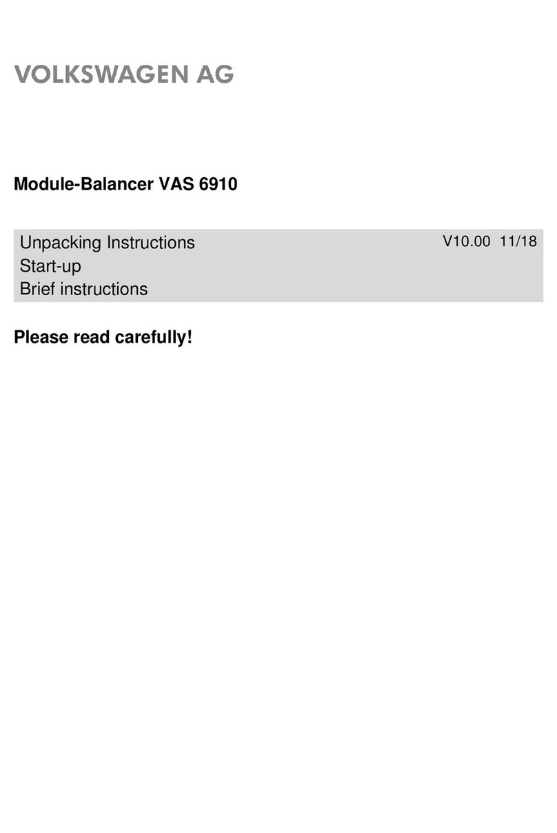AVL DITEST VAS 6910 Unpacking Instructions, Start-up, Brief instructions