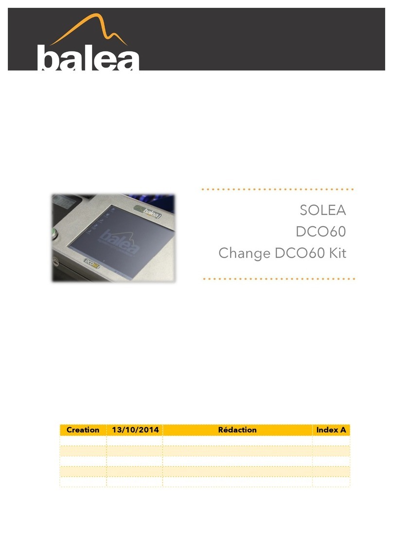 balea DCO60 User manual