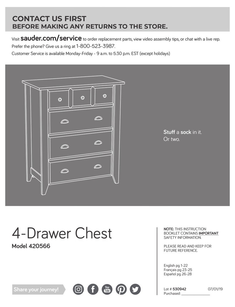 Sauder 420566 User manual