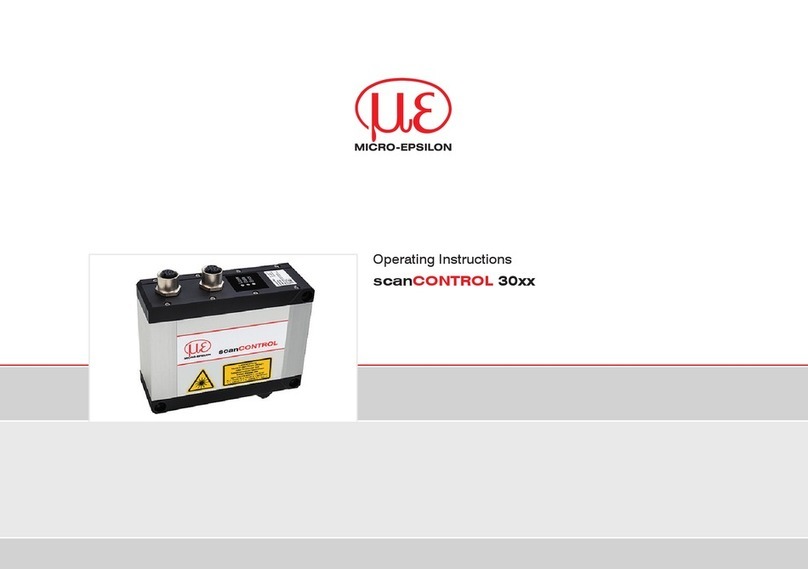 MICRO-EPSILON scanCONTROL 30 Series operating instructions