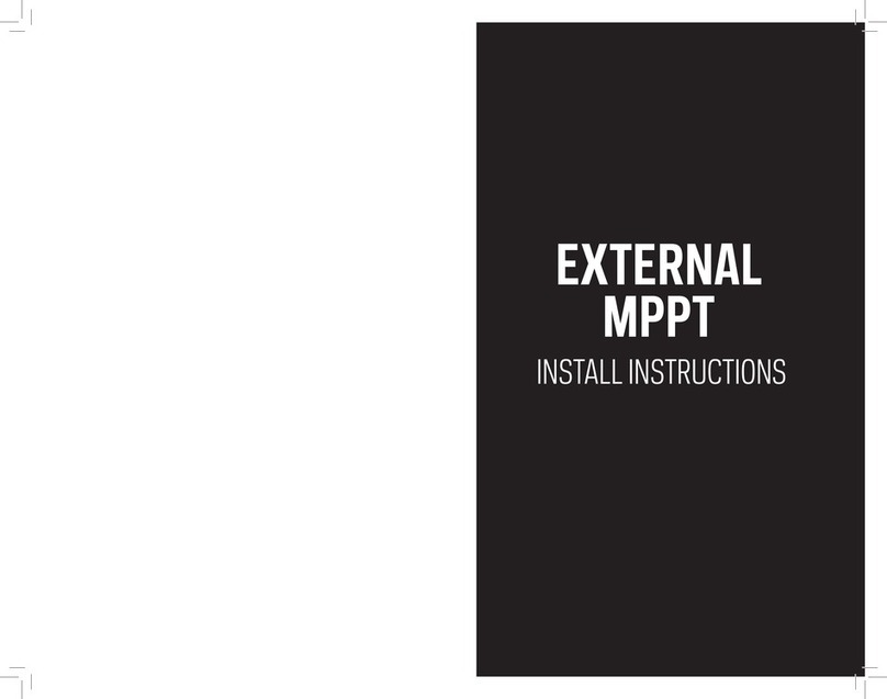 GOAL ZERO EXTERNAL MPPT Configuration guide