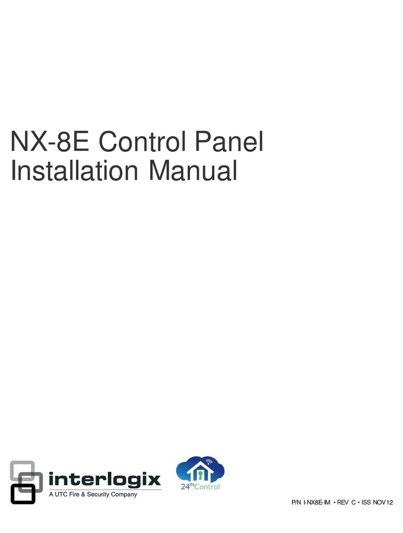 UTC Fire and Security Interlogix NX-8E installation manual