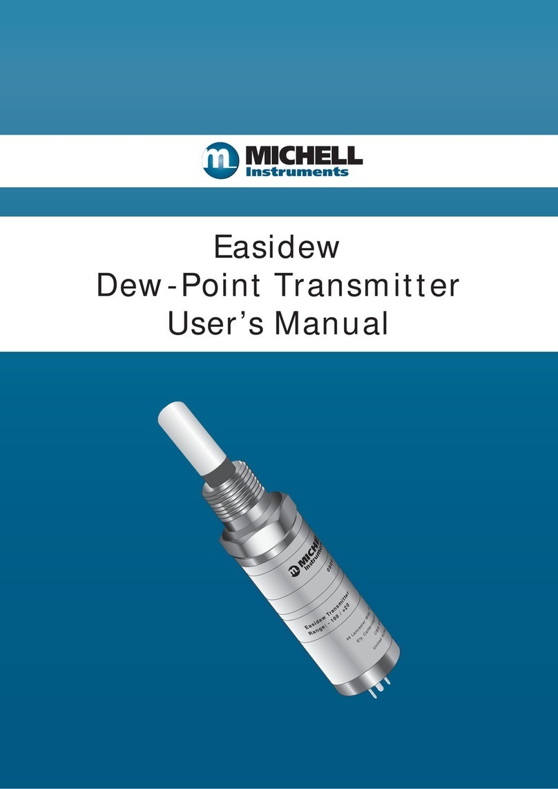 Michell Instruments Easidew User manual