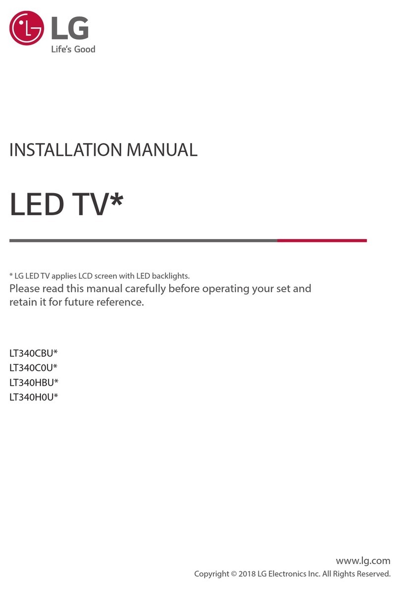 LG LT340CBU Series installation manual