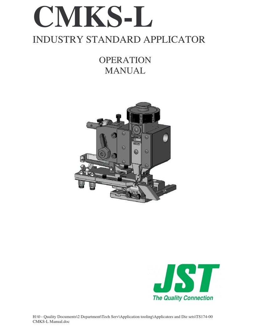 JST CMKS-L Operation manual