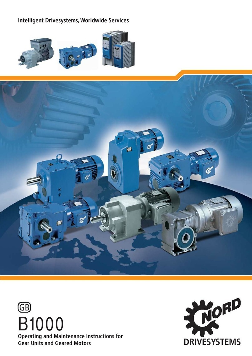 Nord Drivesystems B 1000 Operating and maintenance instructions