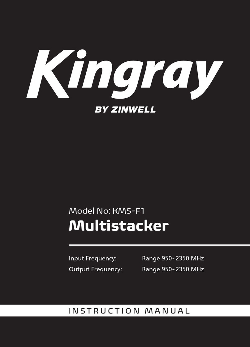 Zinwell Kingray KMS-F1 Multistacker instruction manual