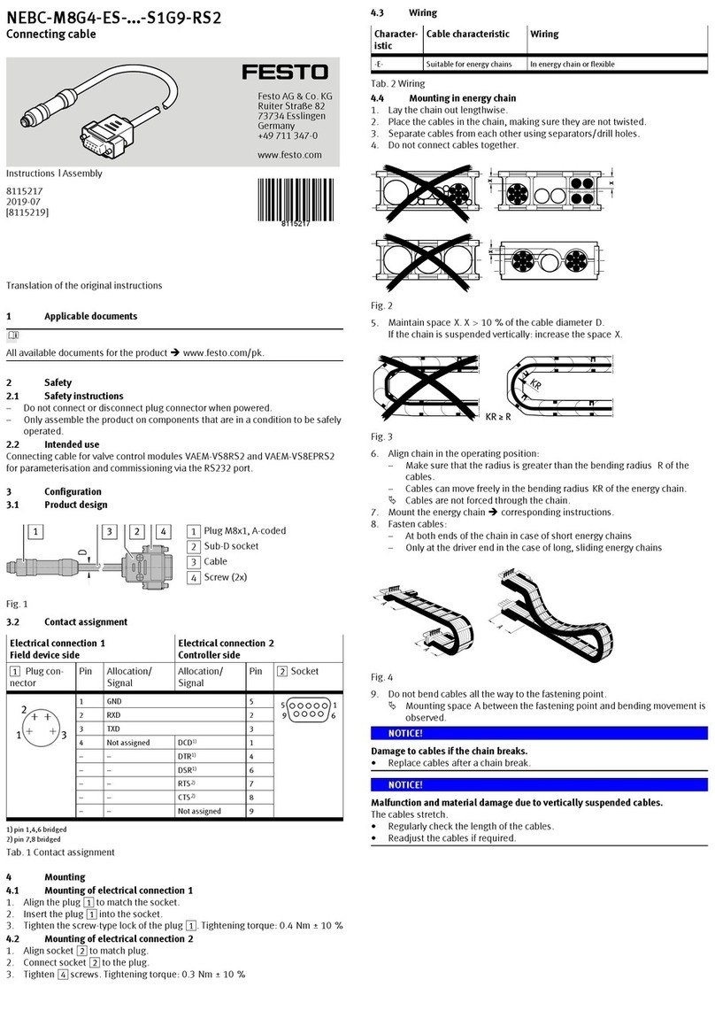 Festo NEBC-M8G4-ES-S1G9-RS2 Series Assembly instructions Festo NEBC-M8G4-ES-S1G9-RS2 Series Assembly instructions