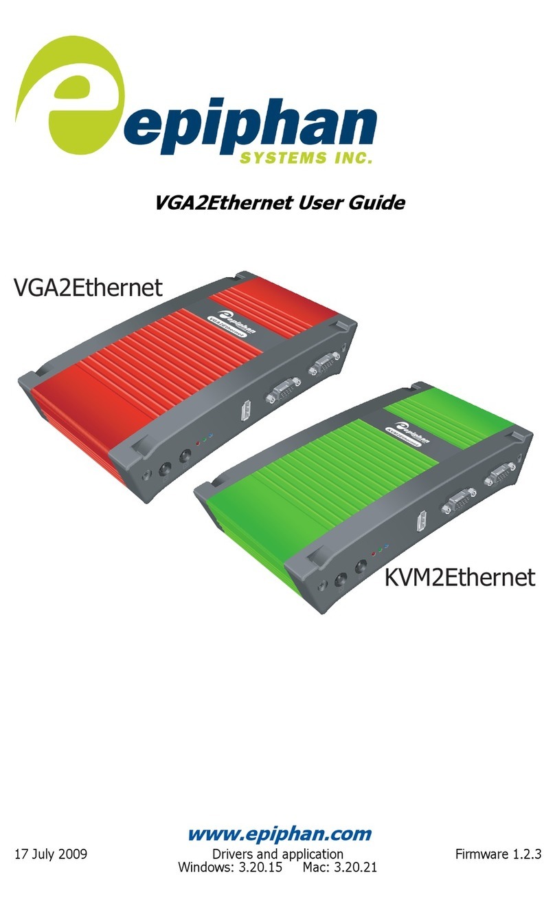 epiphan VGA2Ethernet User manual