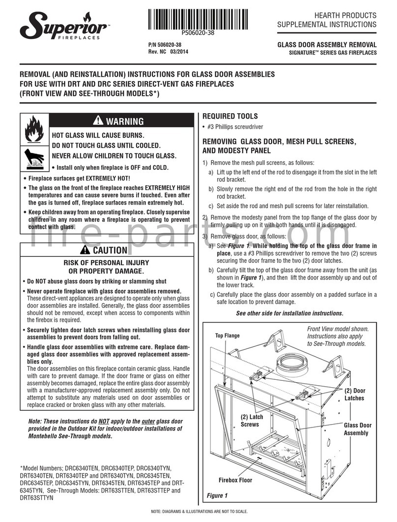 Superior DRC6340TEN Owner's manual