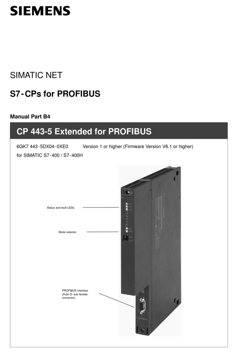 Siemens CP 443-5 Extended User manual