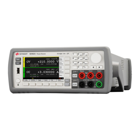 Keysight Technologies B2960A User manual Keysight Technologies B2960A User manual