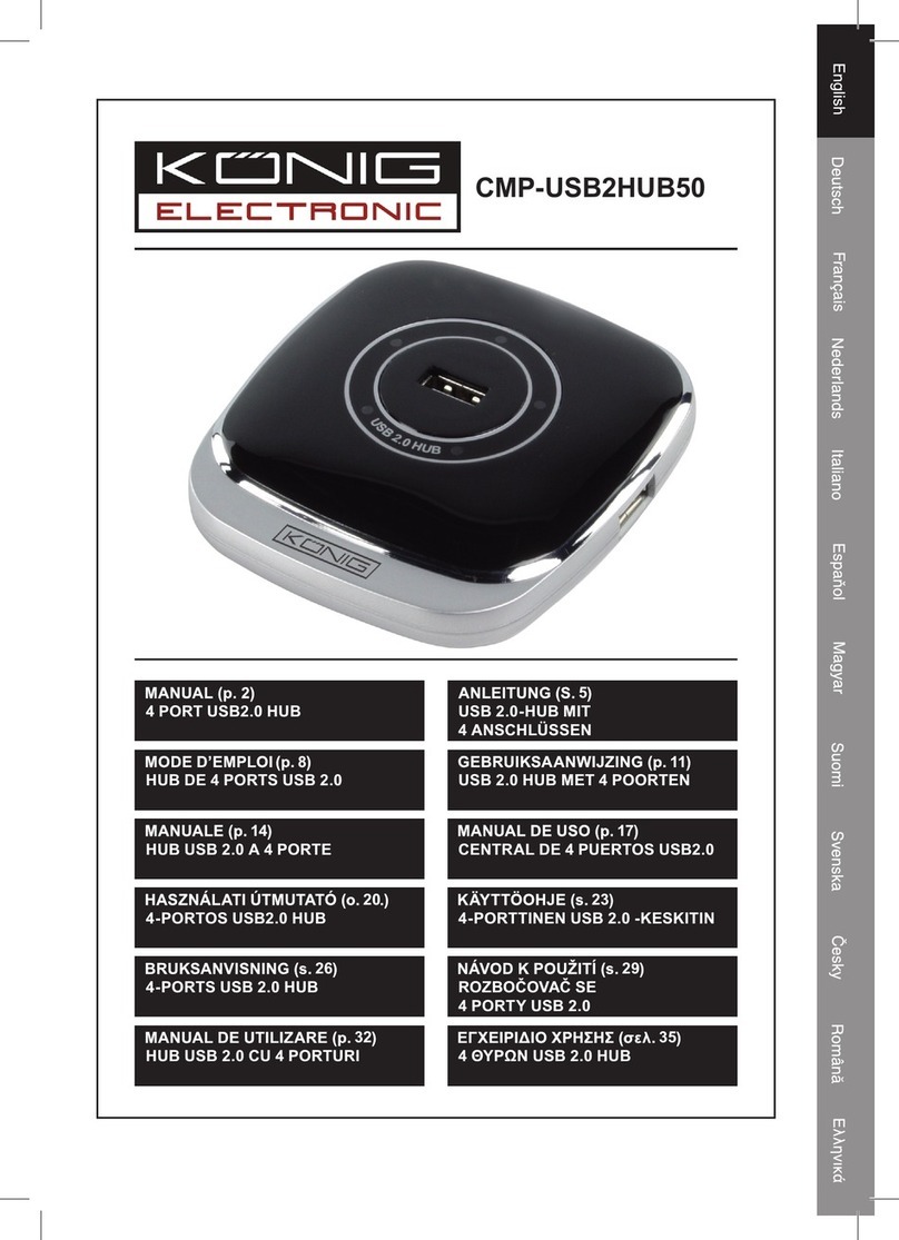 König Electronic CMP-USB2HUB50 manual König Electronic CMP-USB2HUB50 manual