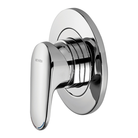 METHVEN KOHA SHOWER MIXER WITH FASTFLOW II installation guide