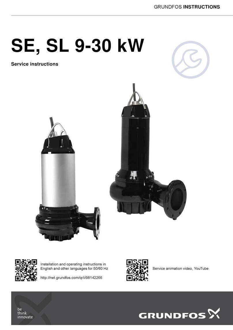 Grundfos SE Series Operating instructions