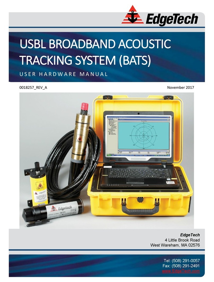 Edgetech USBL BROADBAND ACOUSTIC TRACKING SYSTEM User manual