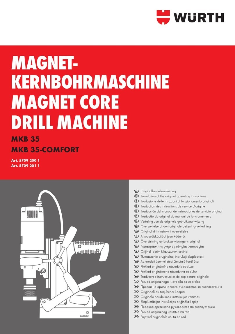 Würth MKB 35 Quick guide