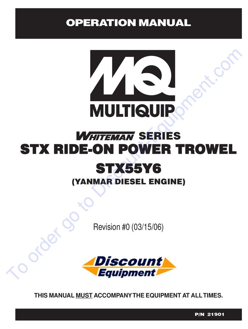 MQ Multiquip WHITEMAN Series User manual