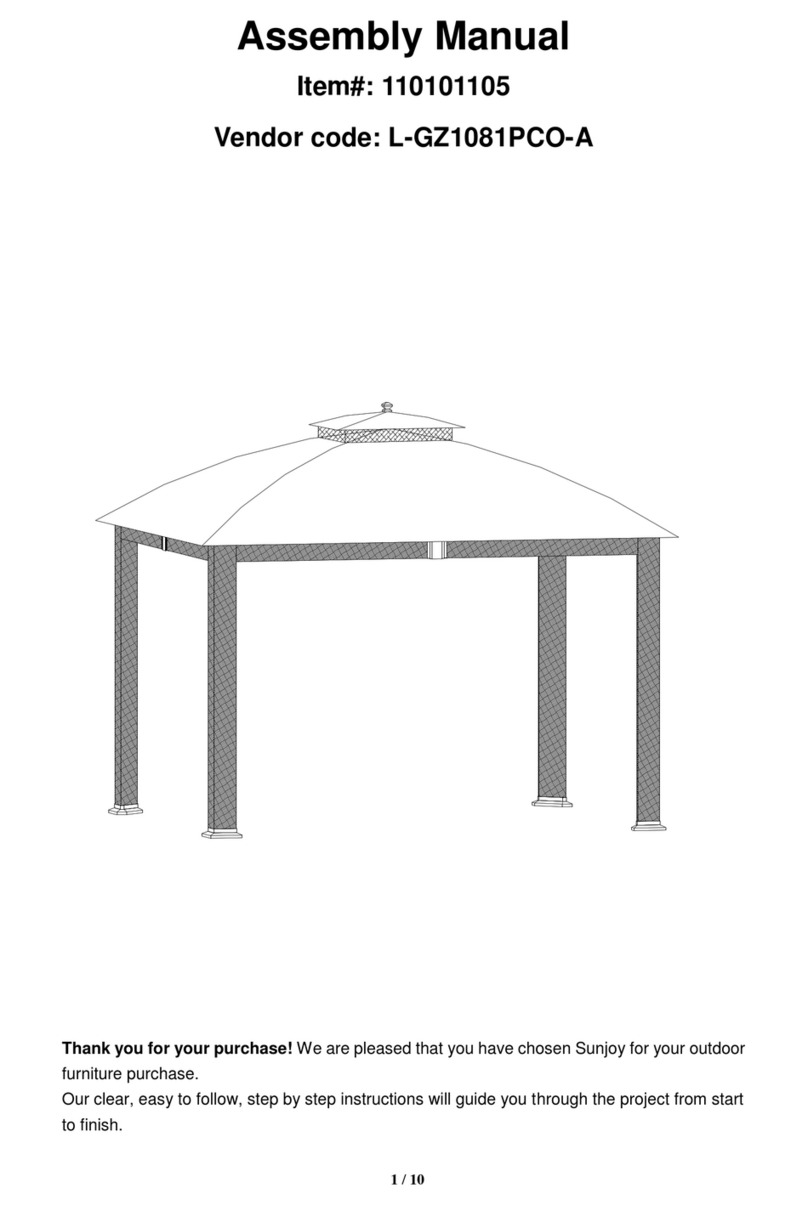 Sunjoy L-GZ1081PCO-A User manual