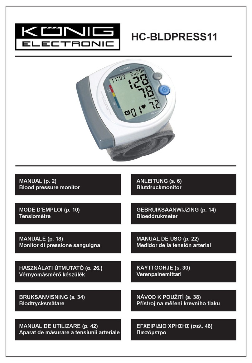 König Electronic HC-BLDPRESS11 User manual