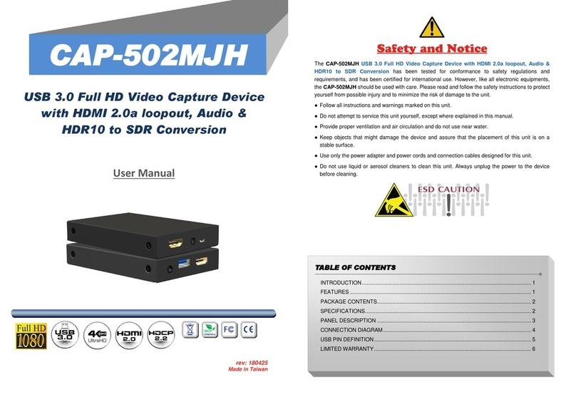 Gomax CAP-502MJH user manual