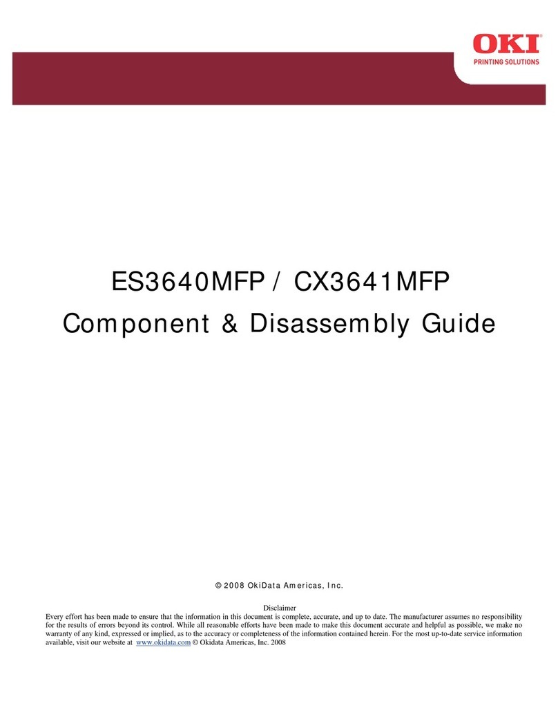 Oki ES3640 MFP Parts list manual