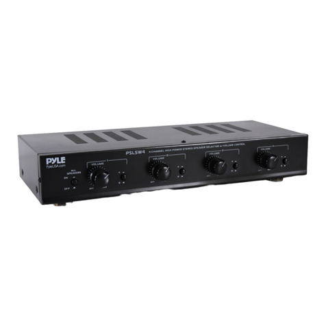 Pyle PSLSW4 User manual