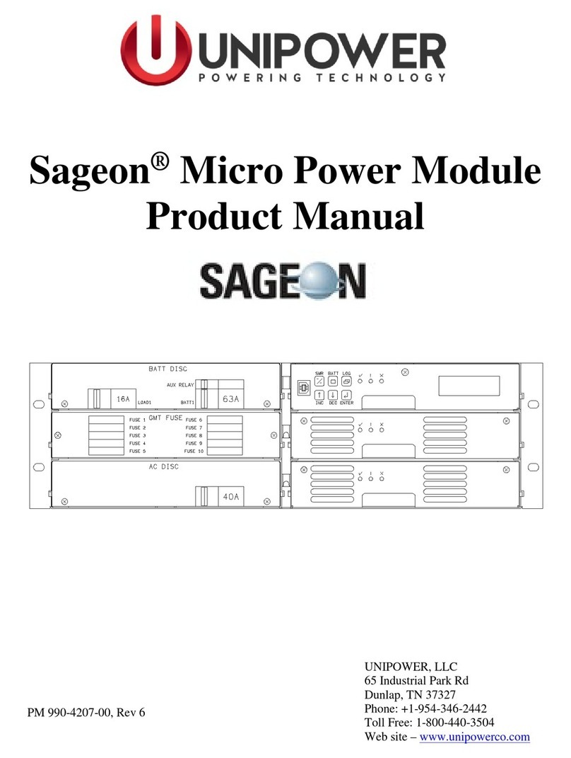 Unipower Sageon Micro Power Module product manual