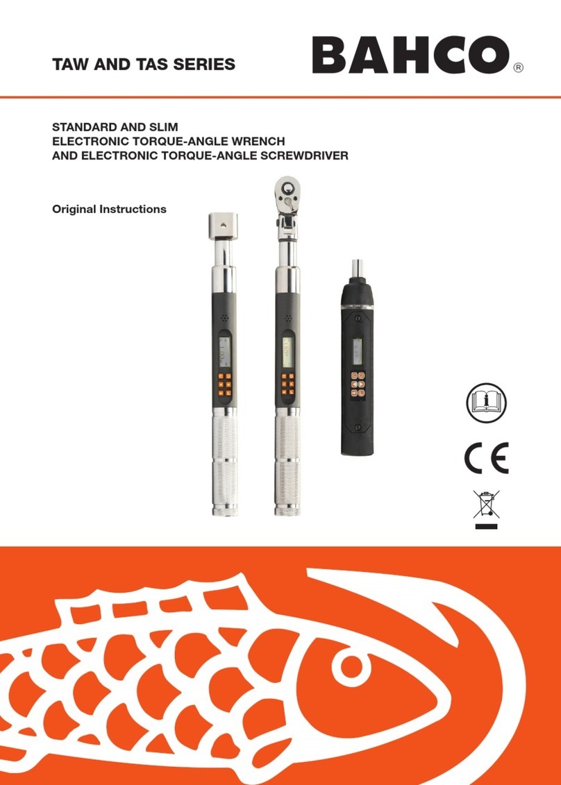 Bahco TAW Series User manual